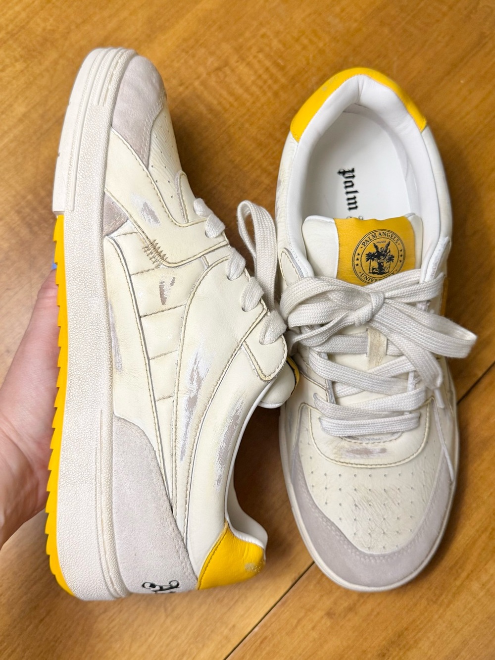 New Palm Angels University Low Top Sneaker Men 11 PMIA07